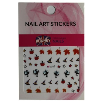 RONNEY - Naklejki na paznokcie NAILART STICKERS RN 132    !